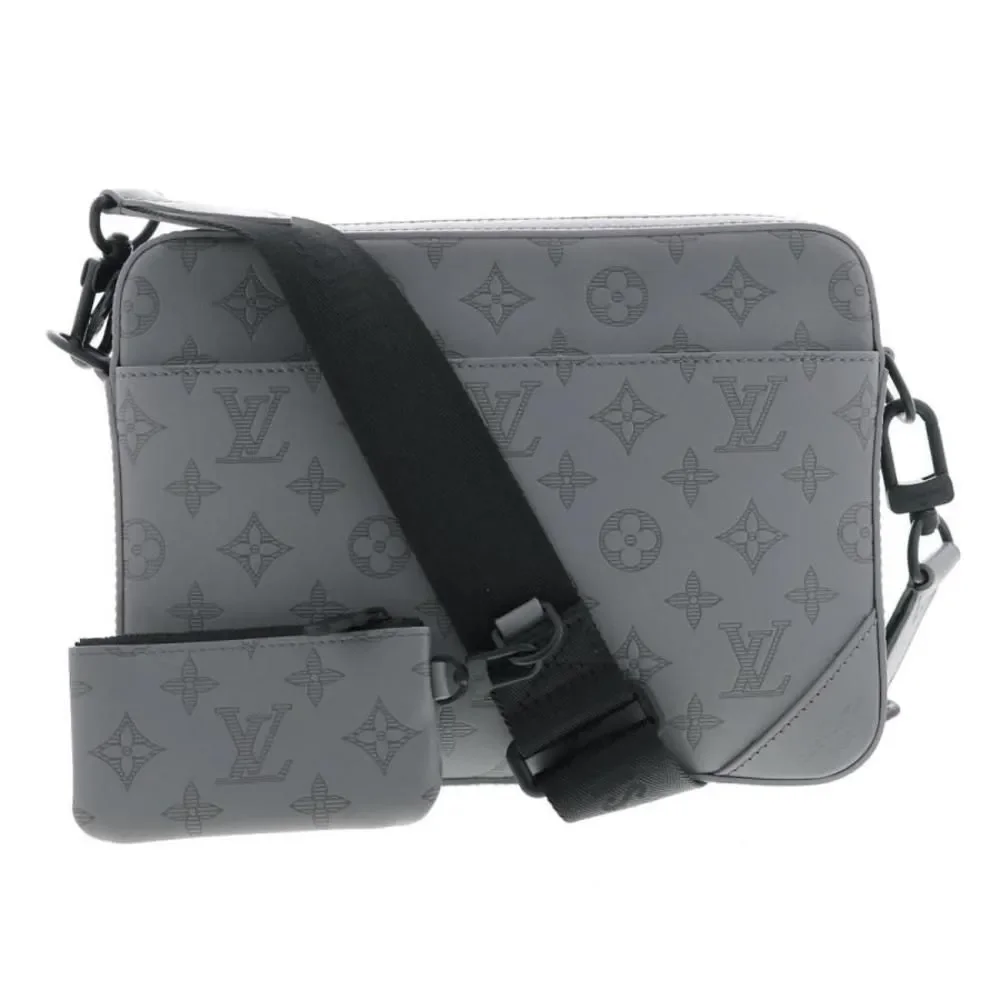 Louis Vuitton Shoulder Bag Gray Duo Messenger Shadow - Picture 1 of 5